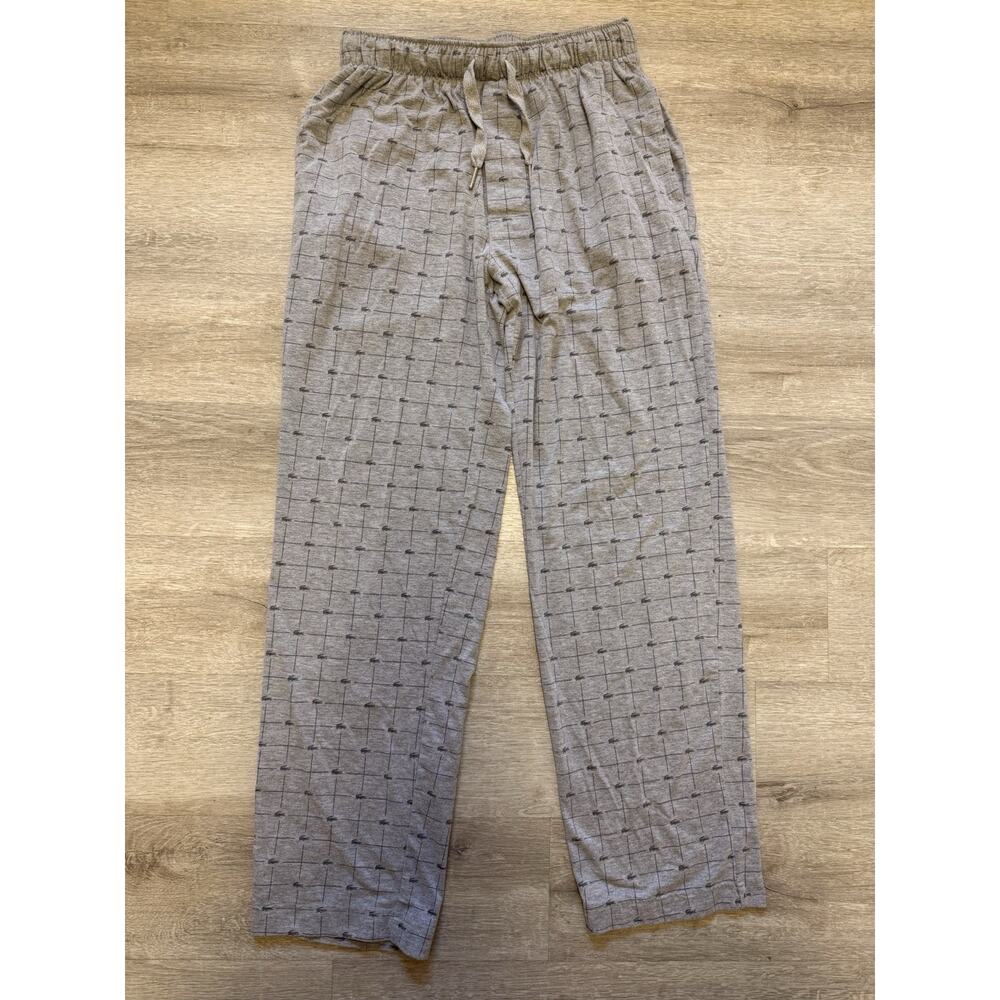 Lacoste Sweatpants Mens Small Gray Alligator Sleepwear Joggers
